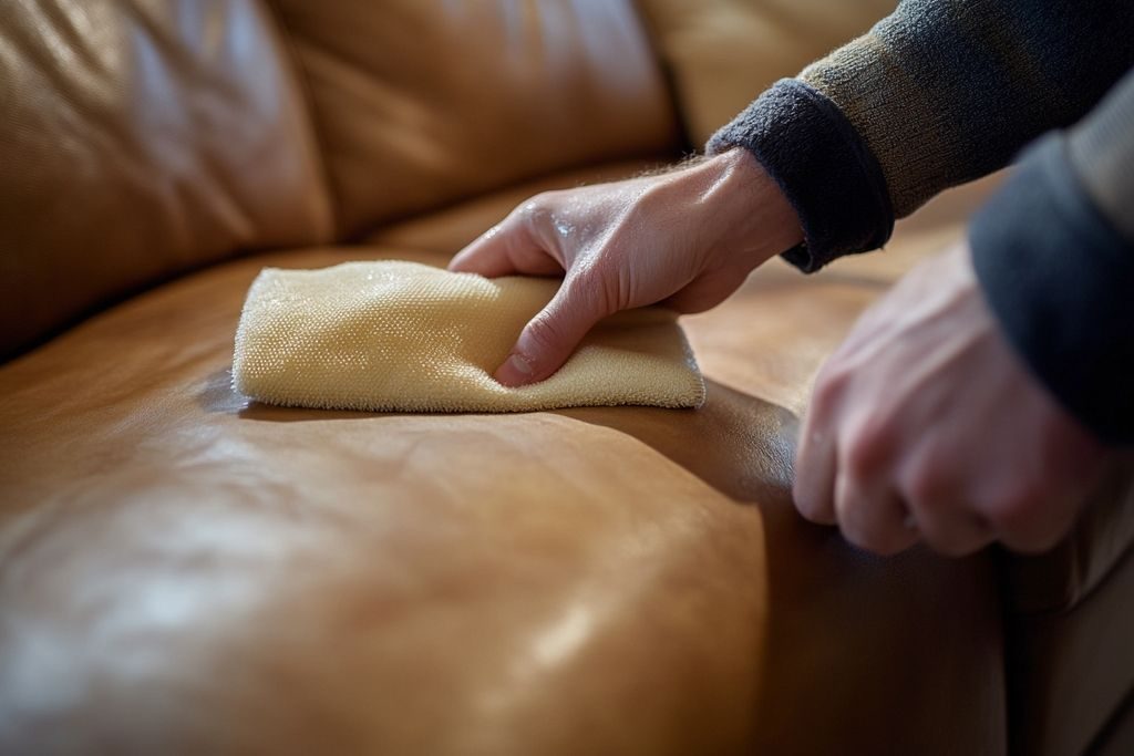 Comment nettoyer un canapé en cuir