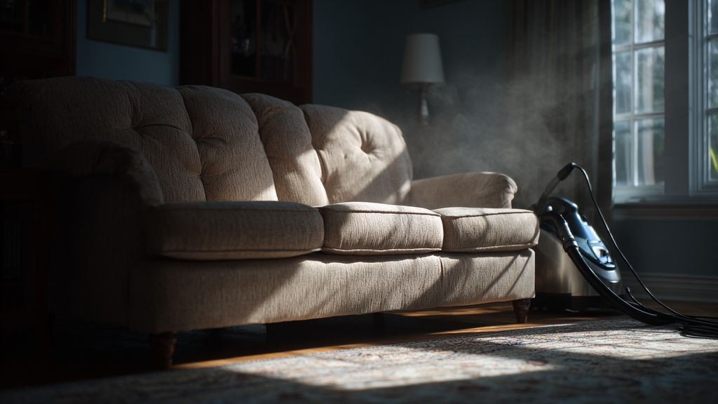 Quels sont les avantages et les limites du nettoyeur vapeur Karcher sur les canapés en tissu